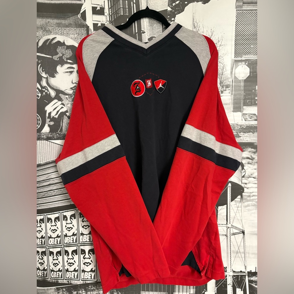 Extremely Rare Vintage Air Jordan Heavyweight Long-Sleeve Shirt